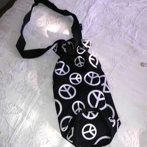 Peace Sign Water bottle Sling